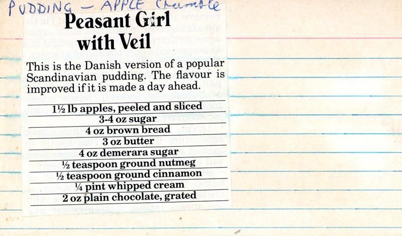 Scan 1 of 2 for Peasant Girl with Veil
