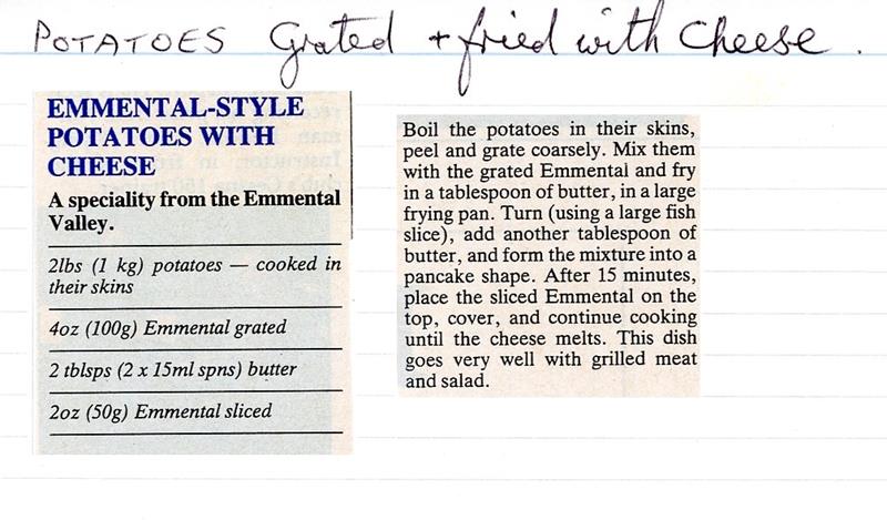 Scan 1 of 1 for Emmental-Style Potatoes with Cheese