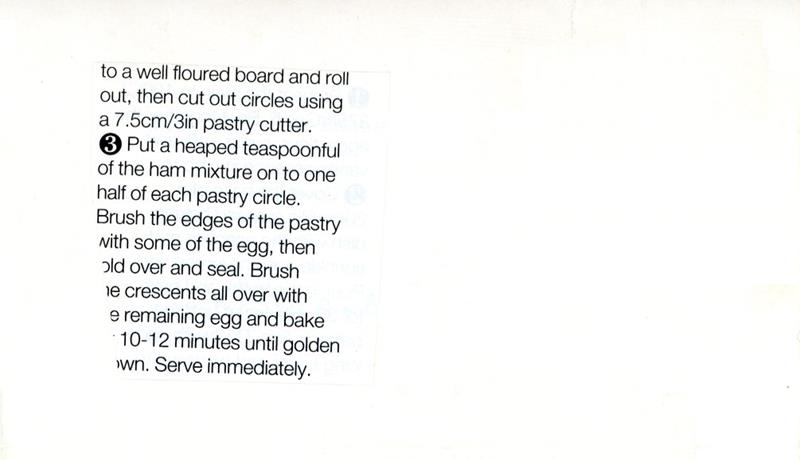 Scan 2 of 2 for Peach Clafouti