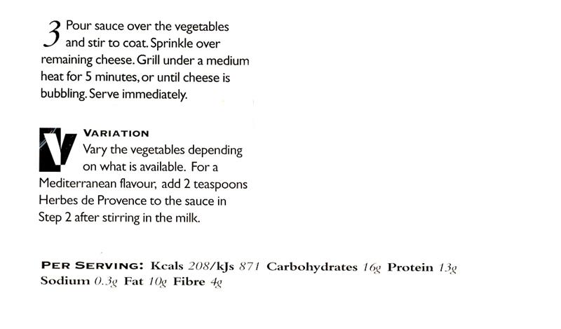 Scan 2 of 2 for Cheesy-Topped Vegetables