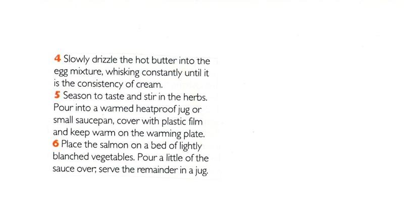 Scan 2 of 2 for Griddled Salmon with Herbed Hollandaise