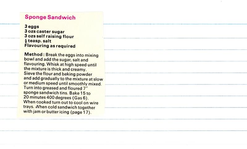 Scan 1 of 1 for Sponge Sandwich