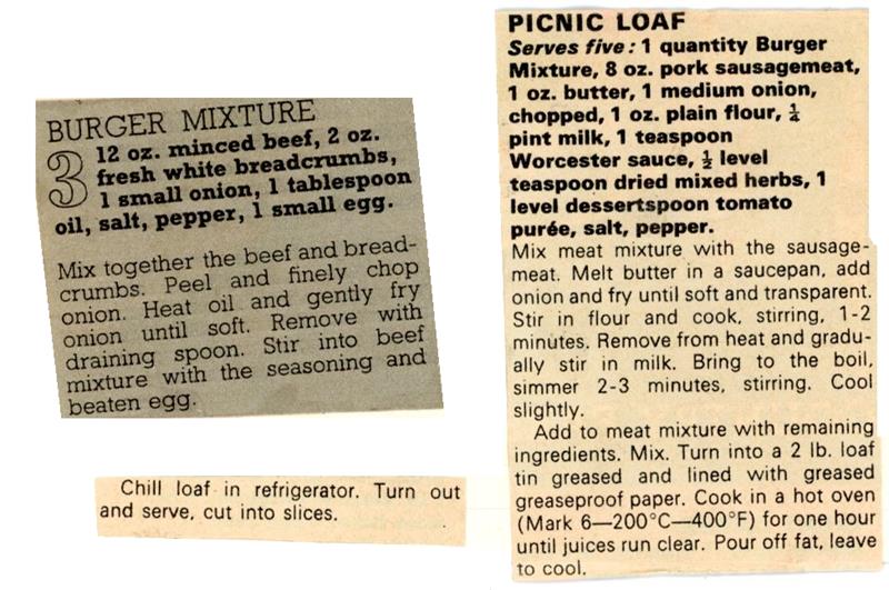 Scan 1 of 1 for Picnic Loaf
