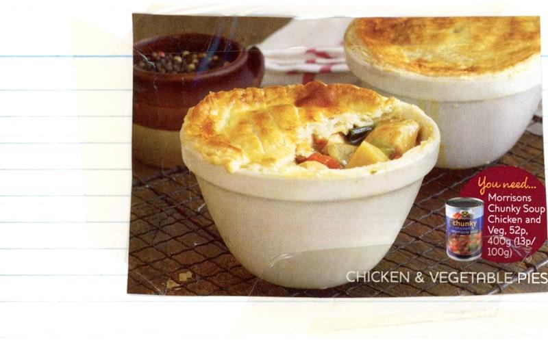 Scan 2 of 2 for Chicken & Vegetable Pies