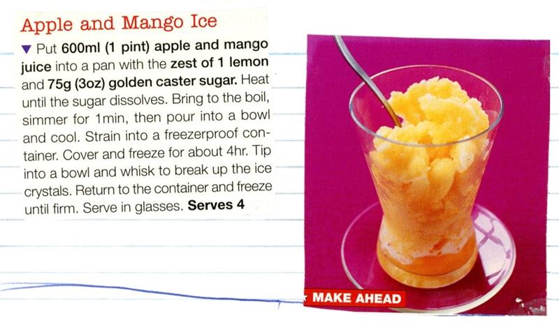 Scan 1 of 1 for Apple and Mango Ice