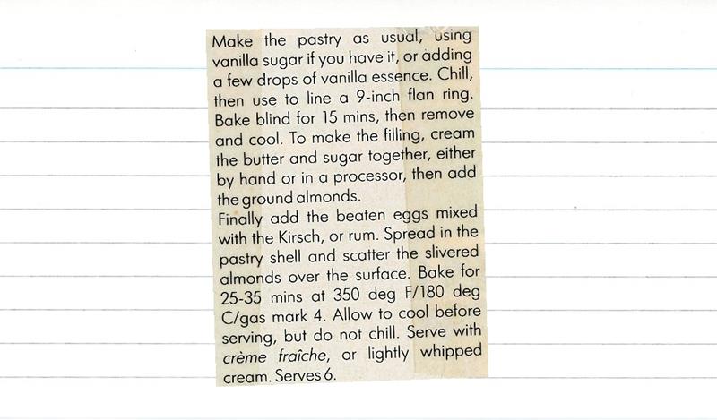 Scan 2 of 2 for Almond Flan