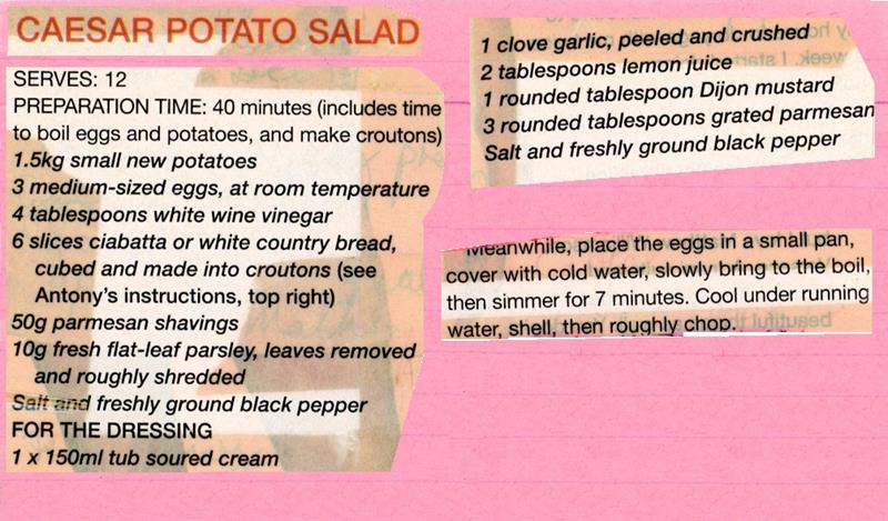 Scan 1 of 2 for Caesar Potato Salad