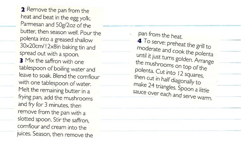 Scan 2 of 2 for Mushroom Polenta