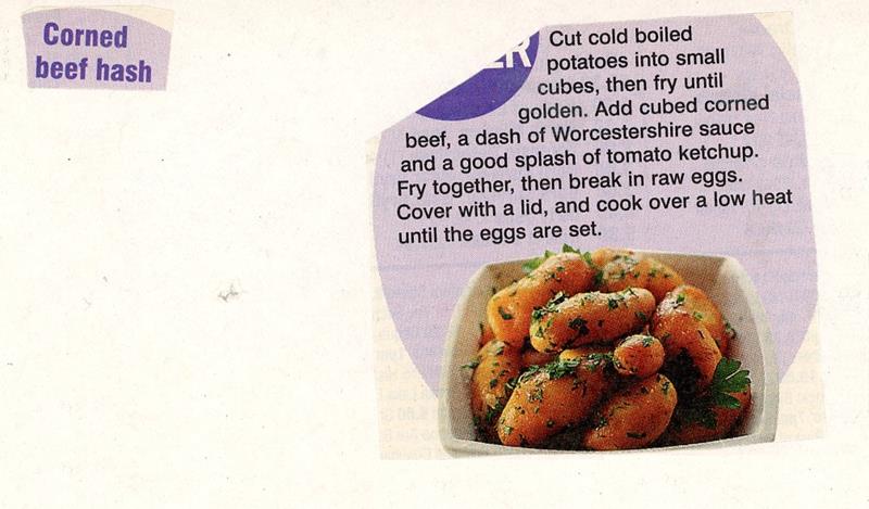 Scan 1 of 1 for Corned Beef Hash