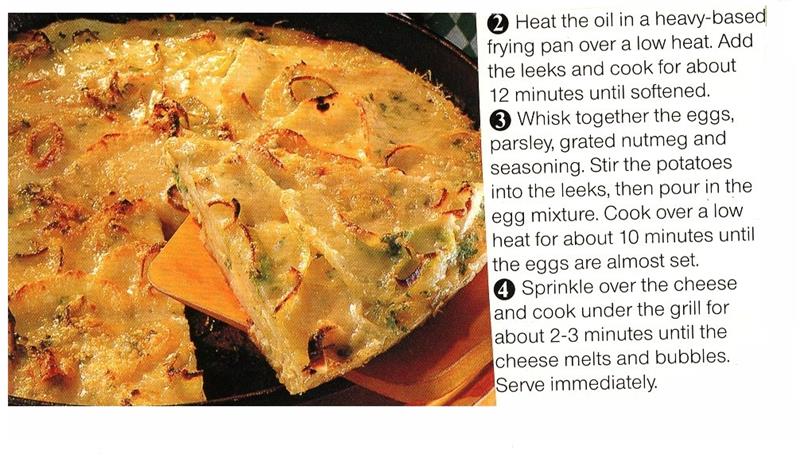 Scan 2 of 2 for Italian Potato & Leek Frittata