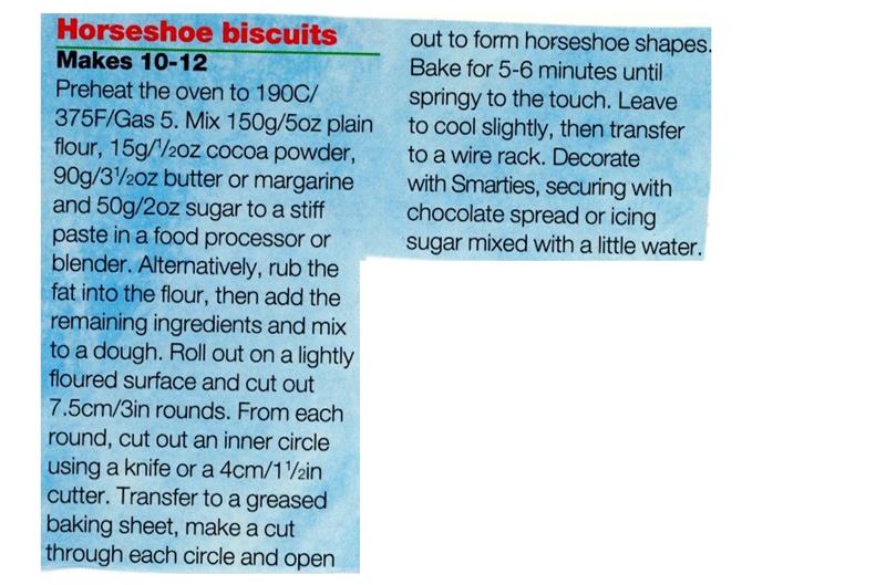 Scan 1 of 1 for Horseshoe Biscuits