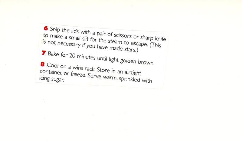 Scan 2 of 2 for Mince Pies