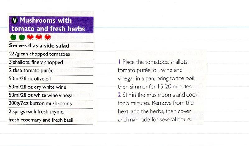 Scan 1 of 1 for Mushrooms with Tomato and Fresh Herbs