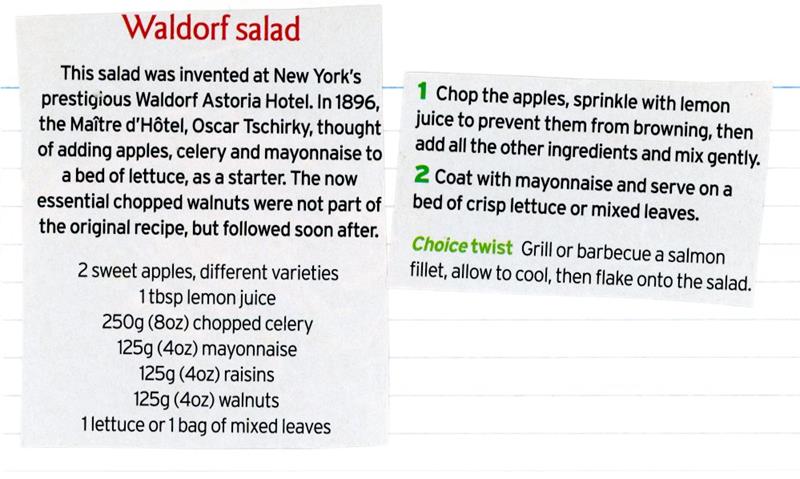 Scan 1 of 1 for Waldorf Salad