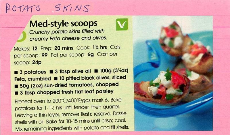 Scan 1 of 1 for Potato Skins - Med-Style Scoops