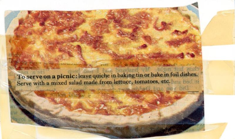 Scan 2 of 2 for Bacon and Tomato Flan