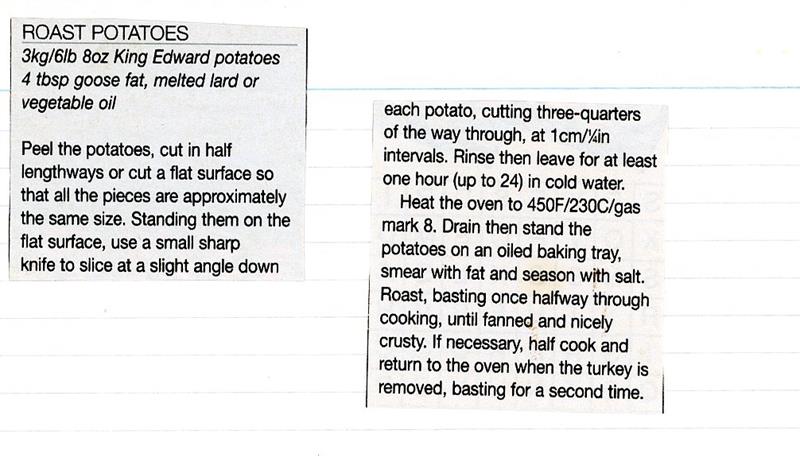Scan 1 of 1 for Roast Potatoes