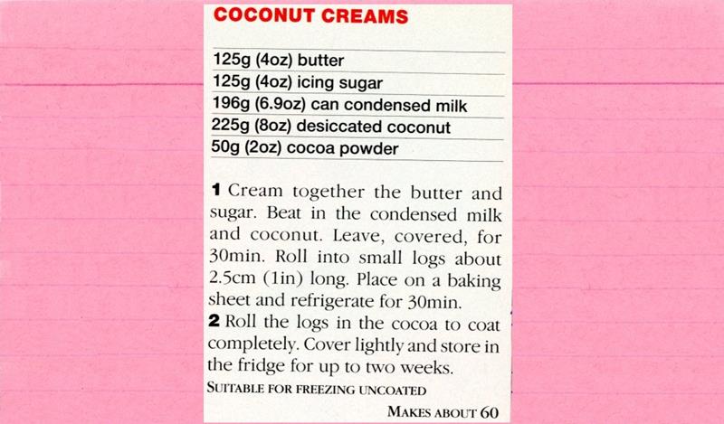 Scan 1 of 1 for Coconut Creams