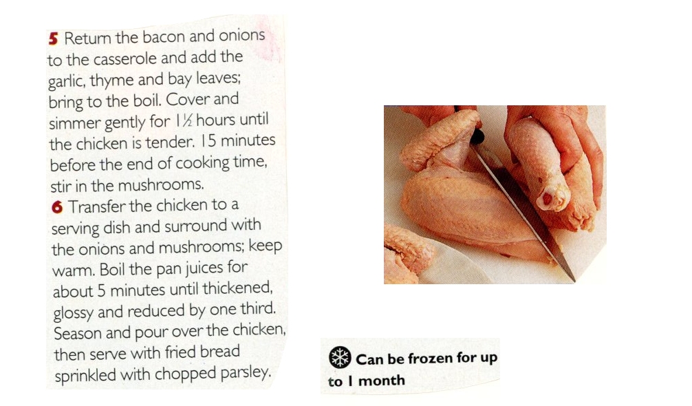 Scan 2 of 2 for Coq au Vin Chicken Casserole