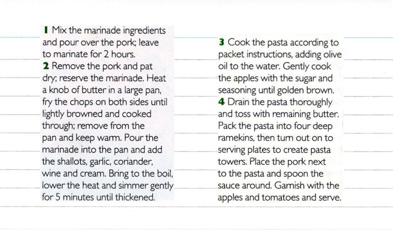 Scan 2 of 2 for Marinated Pork Medallions