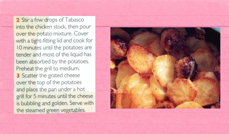 Scan 2 of 2 for Budget Family Sausage & Potato Pan