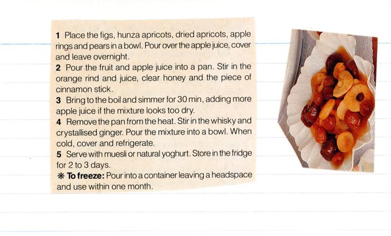Scan 2 of 2 for Winter Fruit Compote