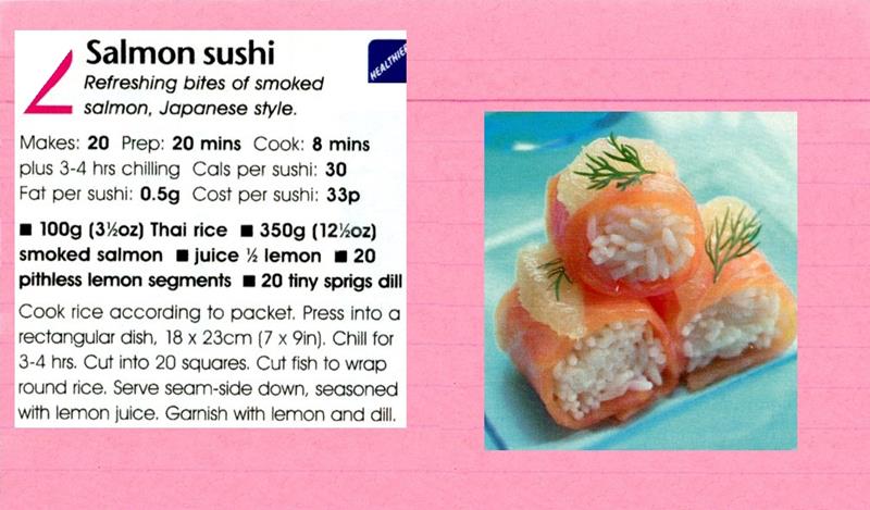 Scan 1 of 1 for Salmon Sushi