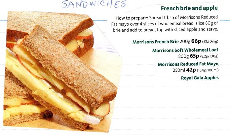 Scan 1 of 1 for French Brie and Apple Sandwich