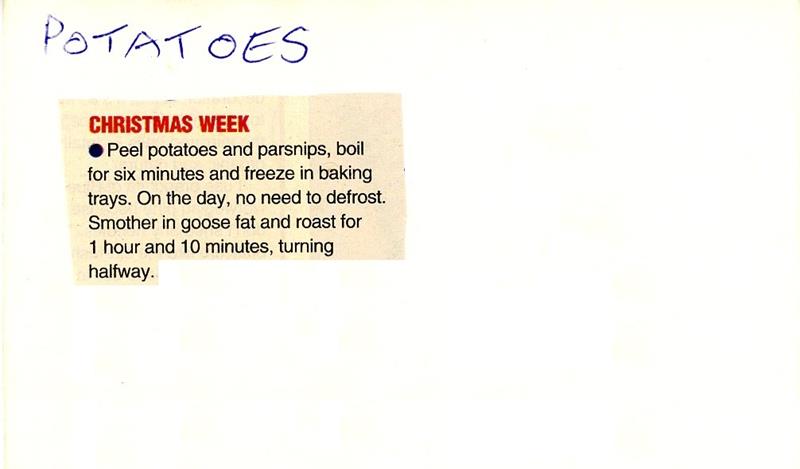 Scan 1 of 1 for Christmas Week Potatoes & Parsnips