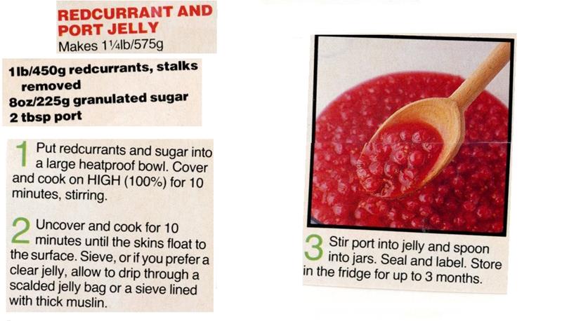 Scan 1 of 1 for Redcurrant and Port Jelly