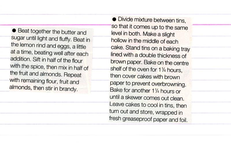 Scan 2 of 2 for Christmas Cake