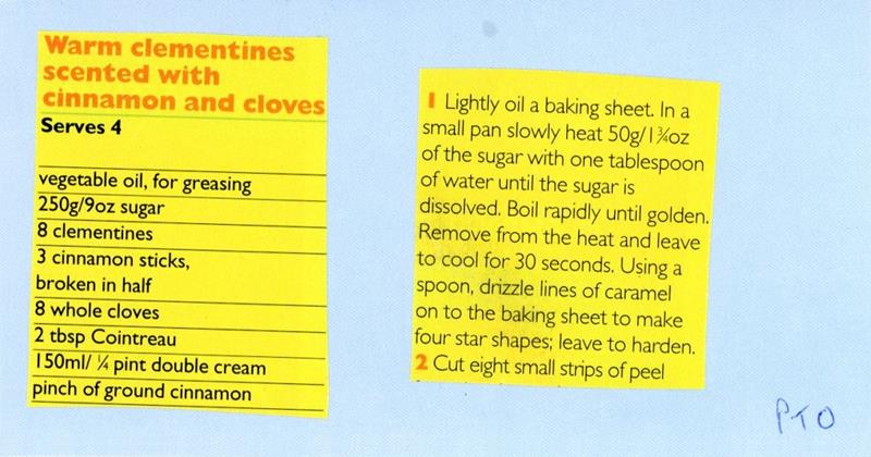 Scan 1 of 2 for Warm Clementines Scented with Cinnamon and Cloves