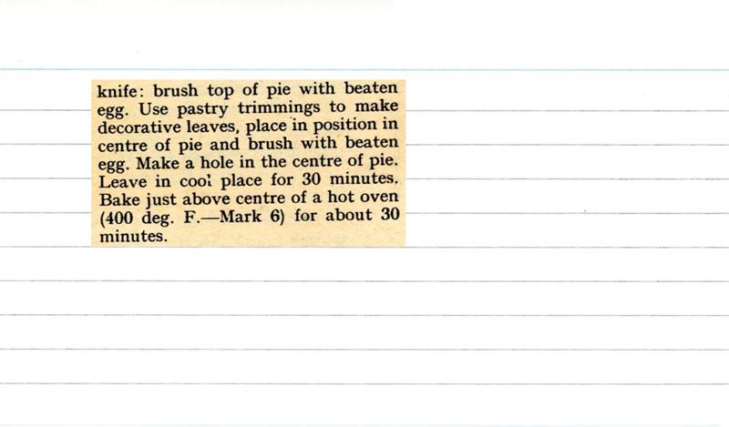 Scan 2 of 2 for Steak, Kidney and Mushroom Pie