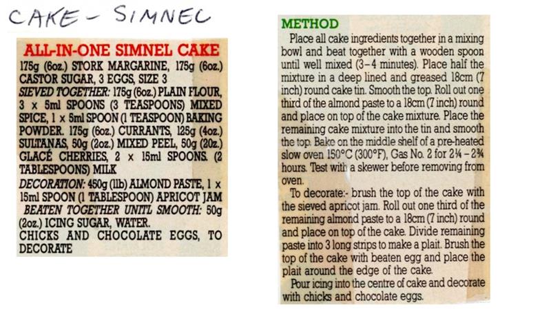 Scan 1 of 1 for All-in-One Simnel Cake