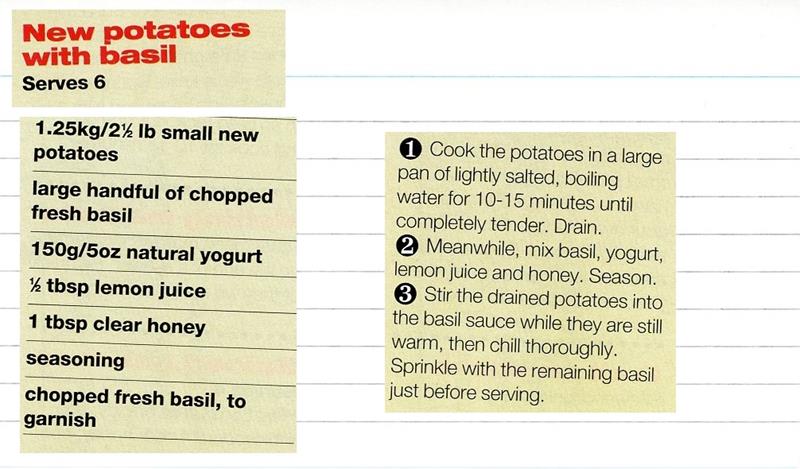 Scan 1 of 1 for New Potatoes with Basil