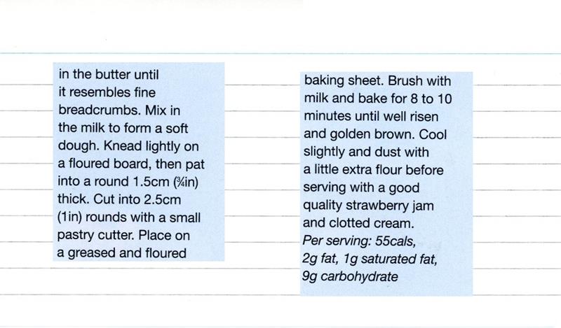 Scan 2 of 2 for Fresh Scones