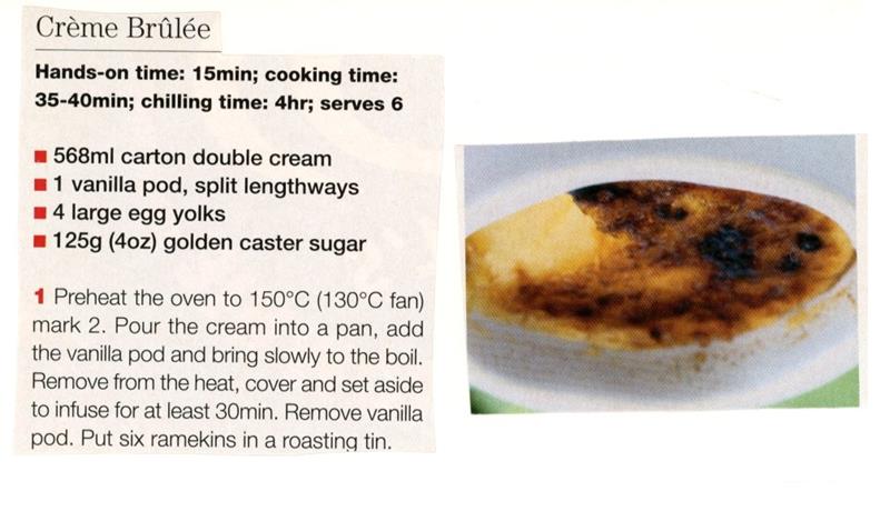 Scan 1 of 2 for Crème Brûlée