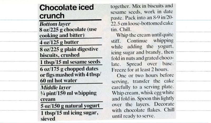 Scan 1 of 2 for Chocolate Iced Crunch