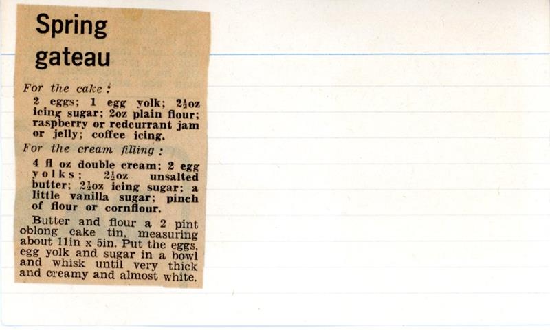 Scan 1 of 2 for Coffee Gateau