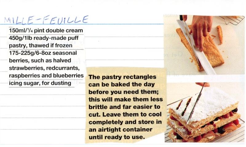 Scan 1 of 2 for Mille-Feuille with Seasonal Berries