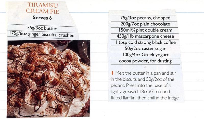 Scan 1 of 2 for Tiramisu Cream Pie