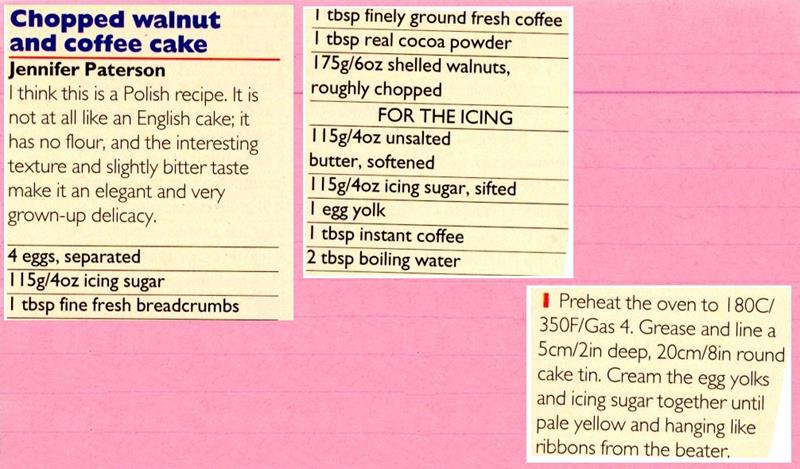 Scan 1 of 2 for Chopped Walnut and Coffee Cake
