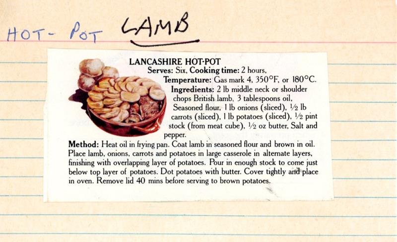 Scan 1 of 1 for Lancashire Hot-Pot
