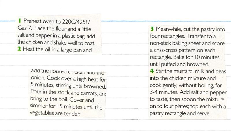 Scan 2 of 2 for Chicken Pie