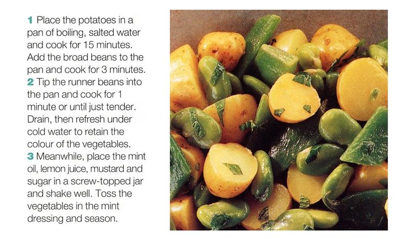 Scan 2 of 2 for Minted Mixed Beans and New Potatoes