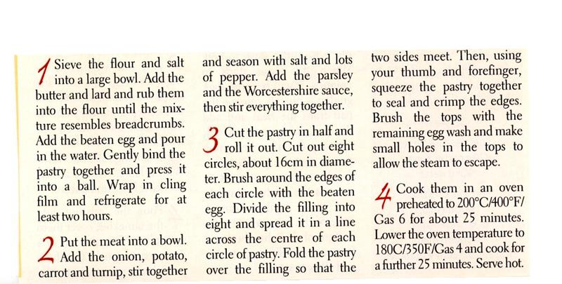 Scan 2 of 2 for Cornish Pasties