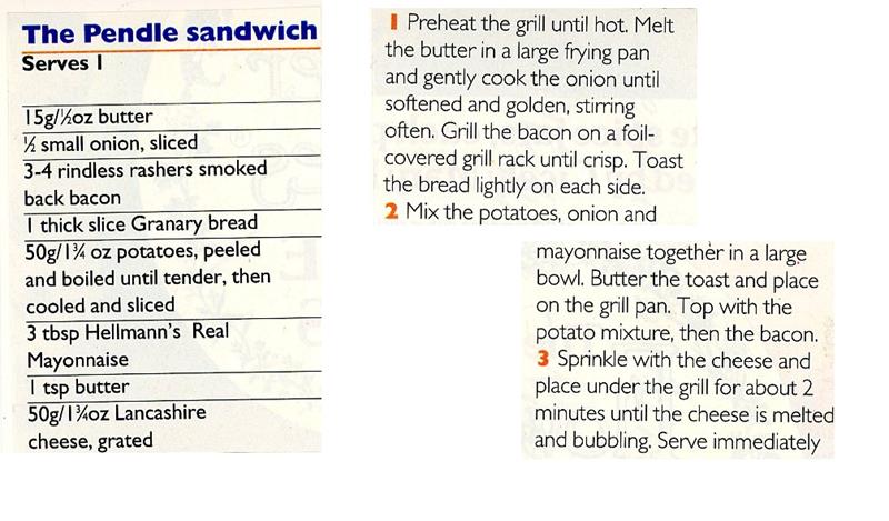 Scan 1 of 1 for The Pendle Sandwich