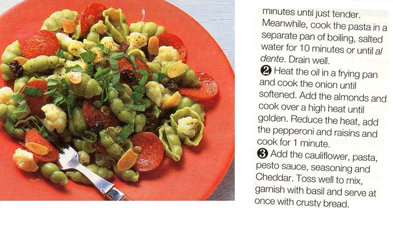 Scan 2 of 2 for Spicy Cauliflower Pasta