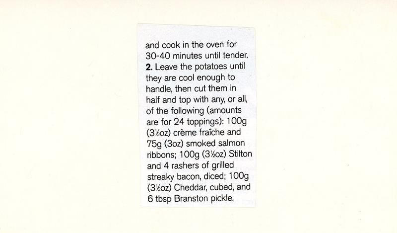 Scan 2 of 2 for Baby Baked Potatoes
