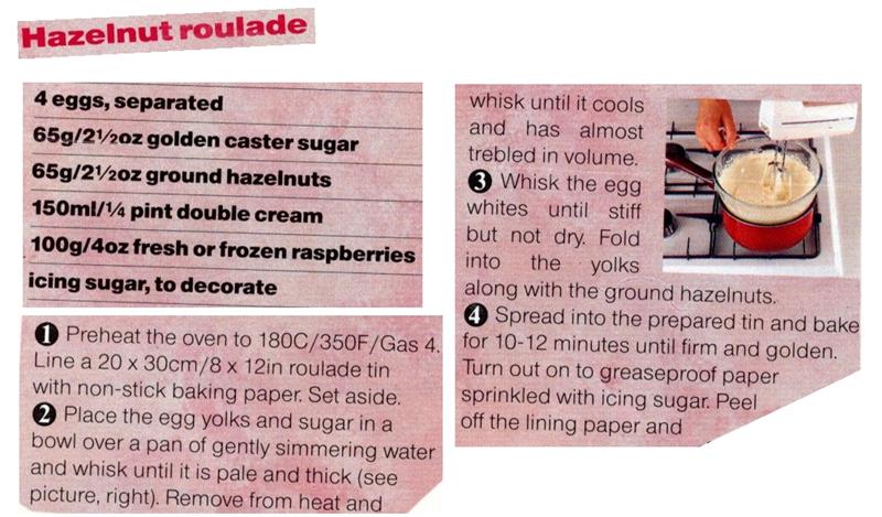Scan 1 of 2 for Hazelnut Roulade